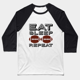 Football funny typography Baseball T-Shirt